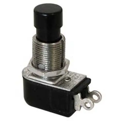 66-2430 Momentary Push Button Switch – Spst No, Threaded Mount, 12Mm Round Actuator, 4A 125Vac / 2A 250Vac 1