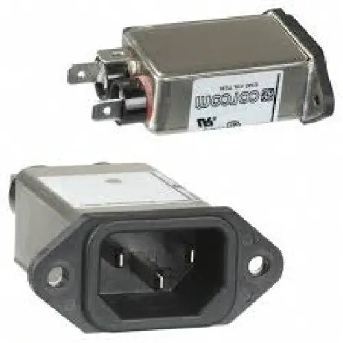 6Ec1: 6A Emi Filter Module — 120/250V Ac Input, Chassis Mount With Integrated Ac Plug 1