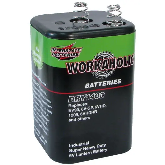 6V Lantern Battery – Heavy-Duty Zinc-Carbon For Emergency Lighting 1