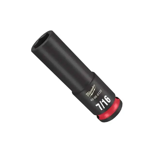 7/16-Inch Nut Driver Socket, 2.5-Inch Depth, 3/8-Inch Drive 1