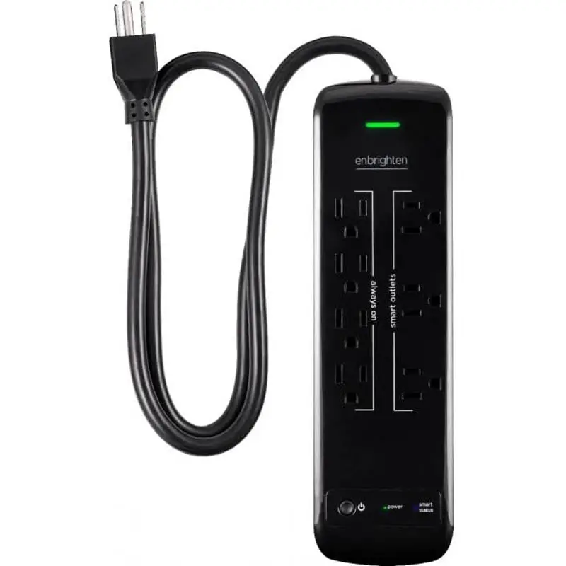 7-Outlet Smart Power Strip With Wi-Fi – 3-Foot Cord, 1440-Joule Surge Protection 1