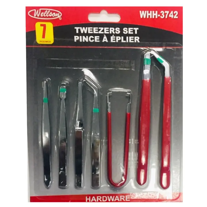 7-Piece Precision Tweezers Set 1