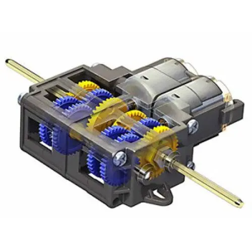70168: Dual Independent Gearbox – Left/Right Control, 4-Speed Configuration 1