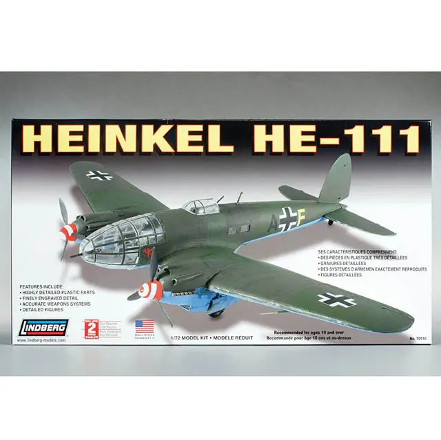 70510 Heinkel He-111 Wwii Bomber Model Kit – 1:72 Scale 1