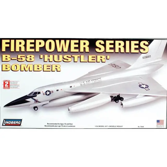 70540 Hustler B-58 Bomber Die-Cast Model – 1:64 Scale Collectible 1