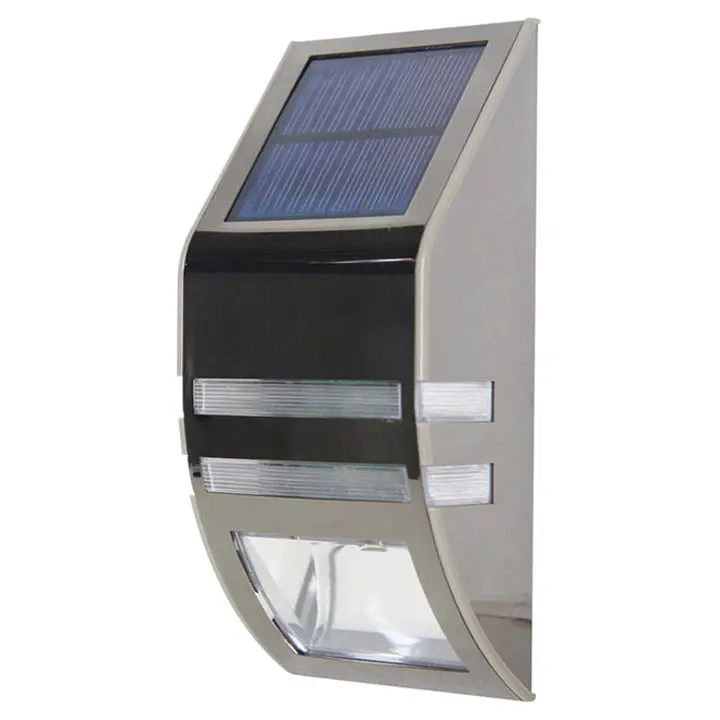 72511 Solar-Powered Led Wall Light With Motion Sensor — Ip65 Waterproof Outdoor Fixture (Pack Of 2) 1