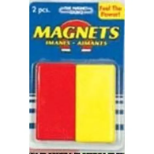 7276 – 27 × 12 × 52 Mm Rectangular Magnet Bar Set | Dual-Color (Red/Yellow) | Pack Of 2 1