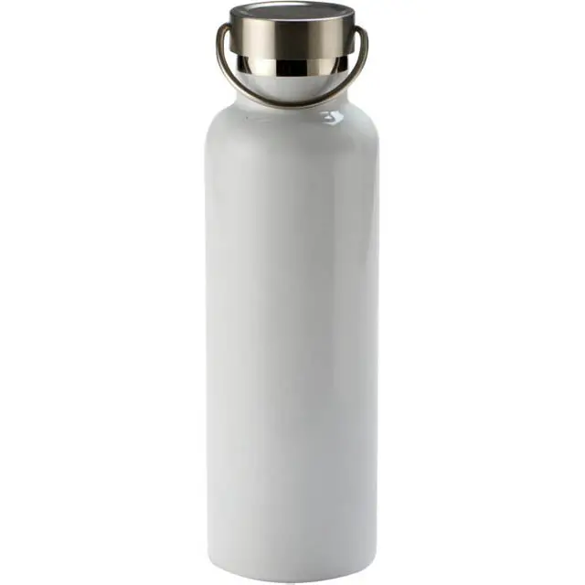 750Ml Stainless Steel Vacuum Water Bottle – Double-Wall Insulated, White Finish 1
