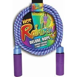 758 Premium Jump Rope – 8-Foot Adjustable, Color-Assorted Handles 1