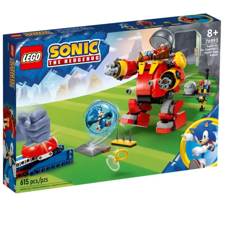 76993 Sonic Vs. Dr. Eggman Egg Robot Battle Set – 615-Piece Action-Themed Construction Kit 1