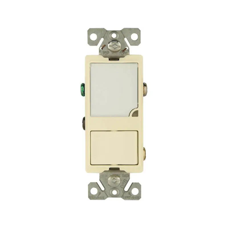 7738La Led Night Light Receptacle – Dimmable, Single-Outlet, Ivory Decorator Design 1