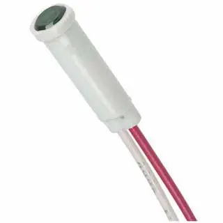 7Mm Green 250V Neon Indicator With Press-Fit Mount And Flush-Fit Neon Tube 1