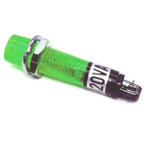 7Mm Green Chmt Indicator – 120V Surface-Mount Led Lamp 1