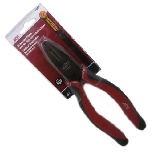 8-Inch Lineman’S Pliers – Heavy-Duty Electrical Work Tool, Dual-Function Design, 71301 1