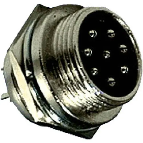 8 Mm Electret Microphone With 3.5 Mm Jack – Metal Housing, Chassis Mount 1
