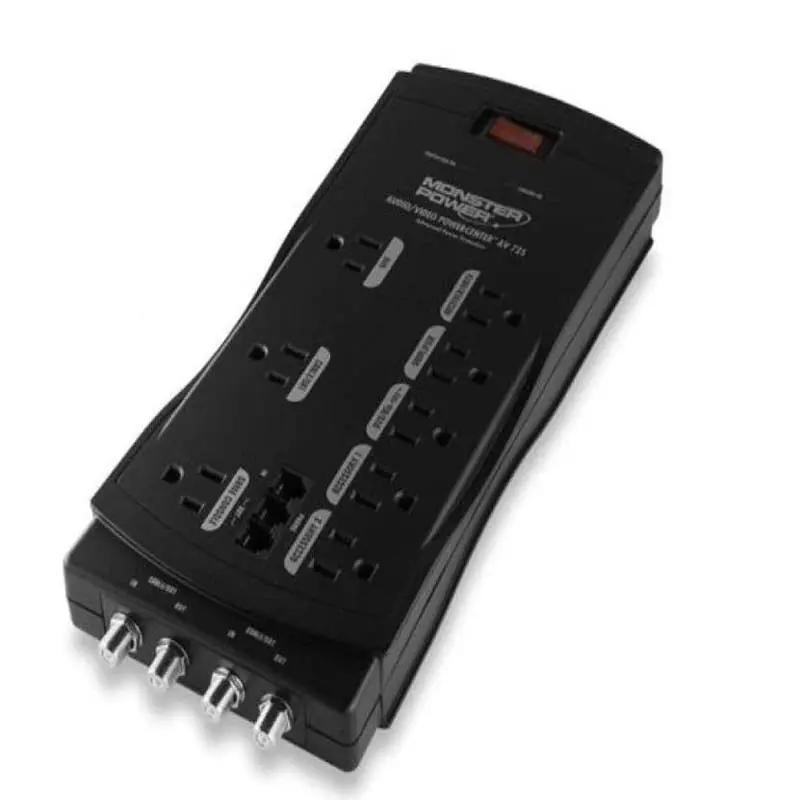 8-Outlet Surge Protector — 6-Foot Cord, 2160-Joule Protection, Wide-Spaced Outlets 1