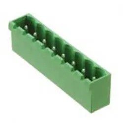 8-Position Pcb Socket Terminal Block – 5.08 Mm Pitch, 15A/300V, Compact Enclosed Design, 13-2708 1