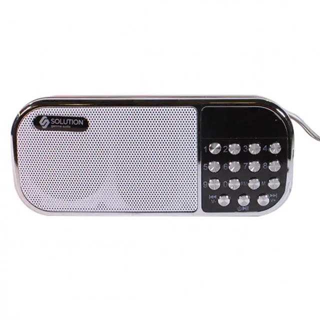 800754 Portable Fm/Mp3 Player With Built-In Speaker 1