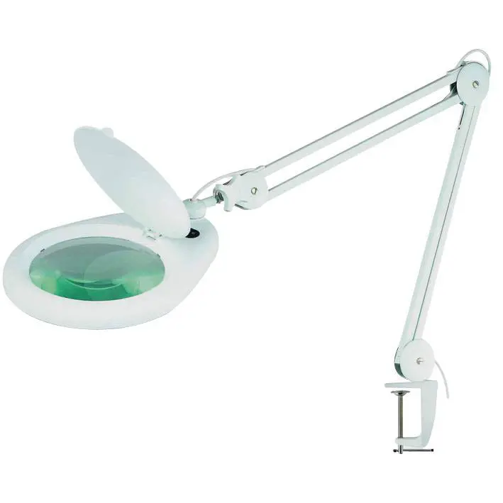 8066D2Led-A Adjustable Led Magnifying Lamp – 56-Led, 2.25× Power, 5 In Lens, White Swing Arm 1