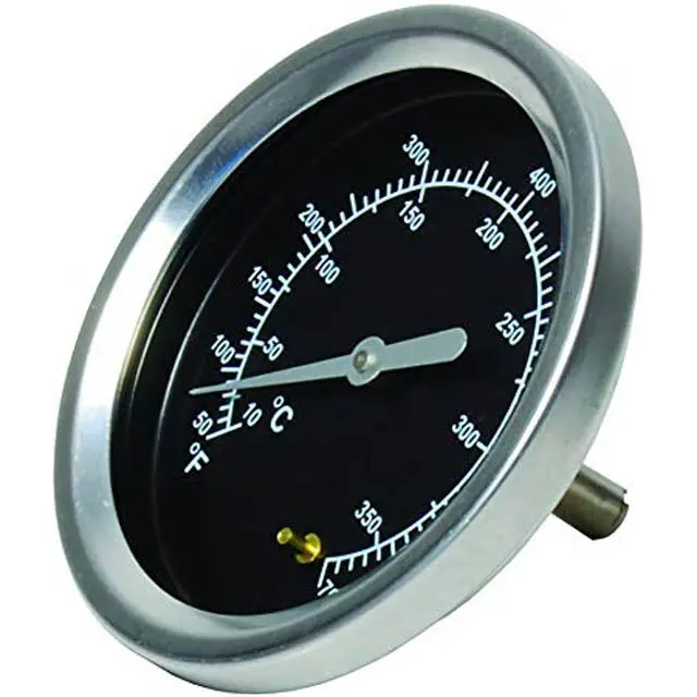 812-7229-F2 Grill Temperature Gauge – Analog Dual-Scale Thermometer For Charcoal & Gas Grills 1