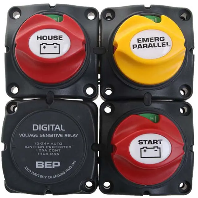 8211470 Dual-Battery Charging Cluster: Optimized For Single-Engine Marine Applications 1