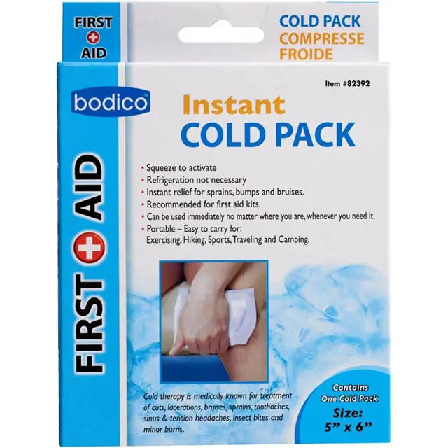 82392 — Disposable Instant Cold Pack, 5″ × 6″ 1