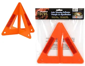 83801 Collapsible Auto Emergency Warning Triangle – Reflective 1