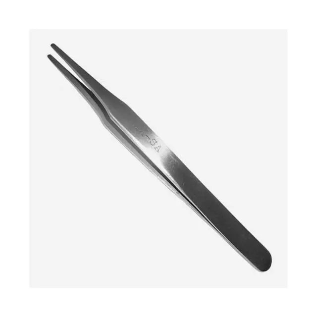 84-130-1 Standard Straight-Tip Metal Tweezers – 5-Inch Stainless Steel 1
