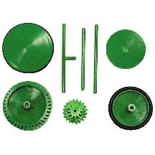 870142: Wheel Kit With Axles And Gears – 8-Piece Assorted-Color Set 1