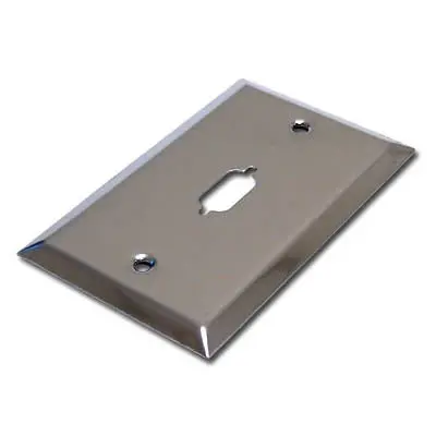 9/1/3021 – Single-Port Db9 Metal Wall Plate 1