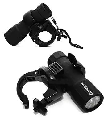 9-Led Bicycle Safety Flashlight – White Light, 3X Aaa Battery Powered, Mountable Bike Light 1