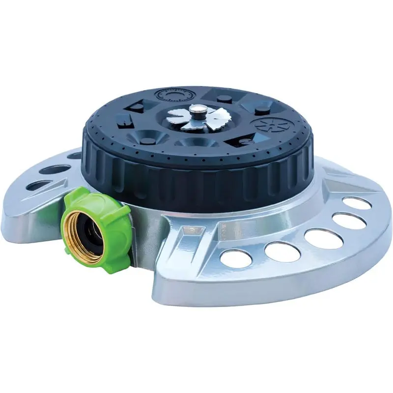 9-Mode Turret & Spinning Sprinkler On Durable Metal Base 1