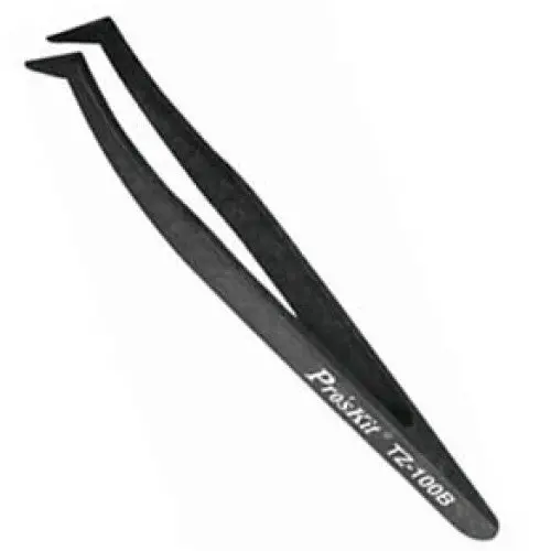 900-264 Esd-Safe Non-Metal Tweezers – 4.5-Inch Curved Tip, Anti-Static Construction 1