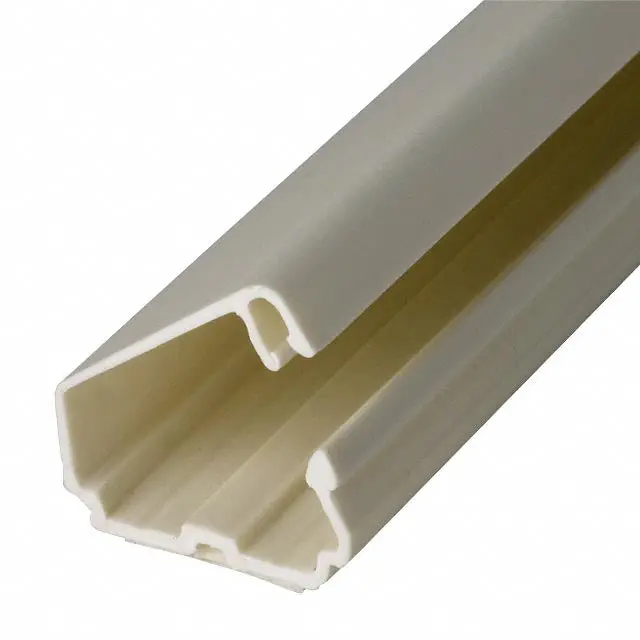 9500 Adhesive-Backed White Raceway: 1.5" W × 0.75" H × 60" L For Indoor Use 1