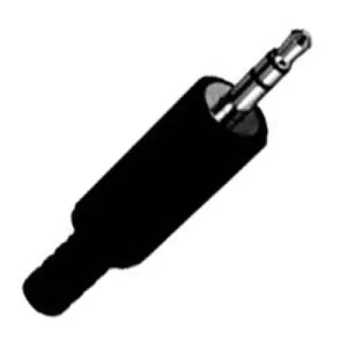 A204Sr Black 3.5Mm Stereo Audio Plug – Pack Of 2 Plastic Plugs 1