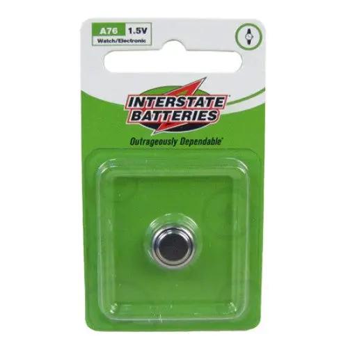 A76 – Alkaline Button Cell Battery, 1.5V, Equivalent To Lr44, Ag13, V13Ga, And Lr1154 1