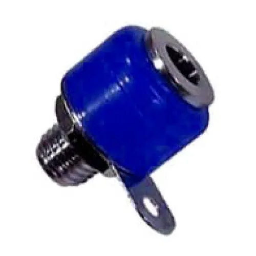 Ac1032Blue Blue-Tipped Banana Jack – Standard Chrome Design, 2-Pack 1