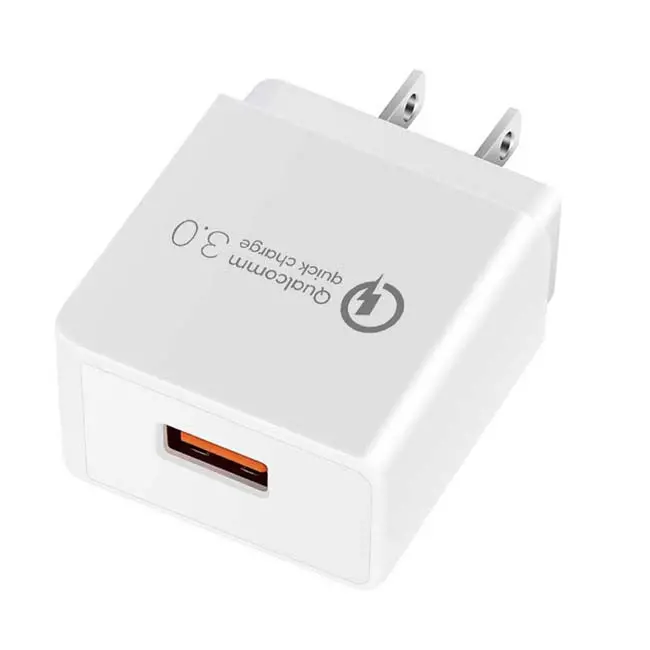 Acq3 Wall-Mount Usb Charger – 5V/3A Quick Charge 3.0 Certified, Compact Design (Model Gs-551) 1
