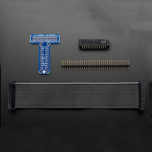 Adafruit Pi T-Cobbler Breakout Kit – Unassembled Gpio Header For Raspberry Pi 1