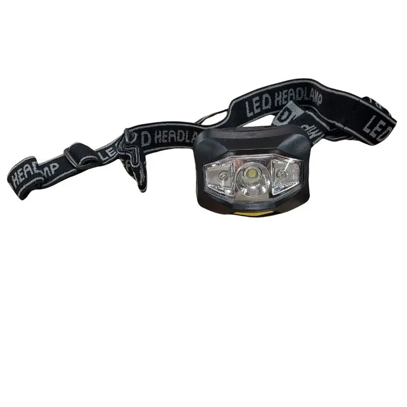 Adjustable 3-Led Headlamp With 120/50 Lumen Output And Aaa Battery Power 1