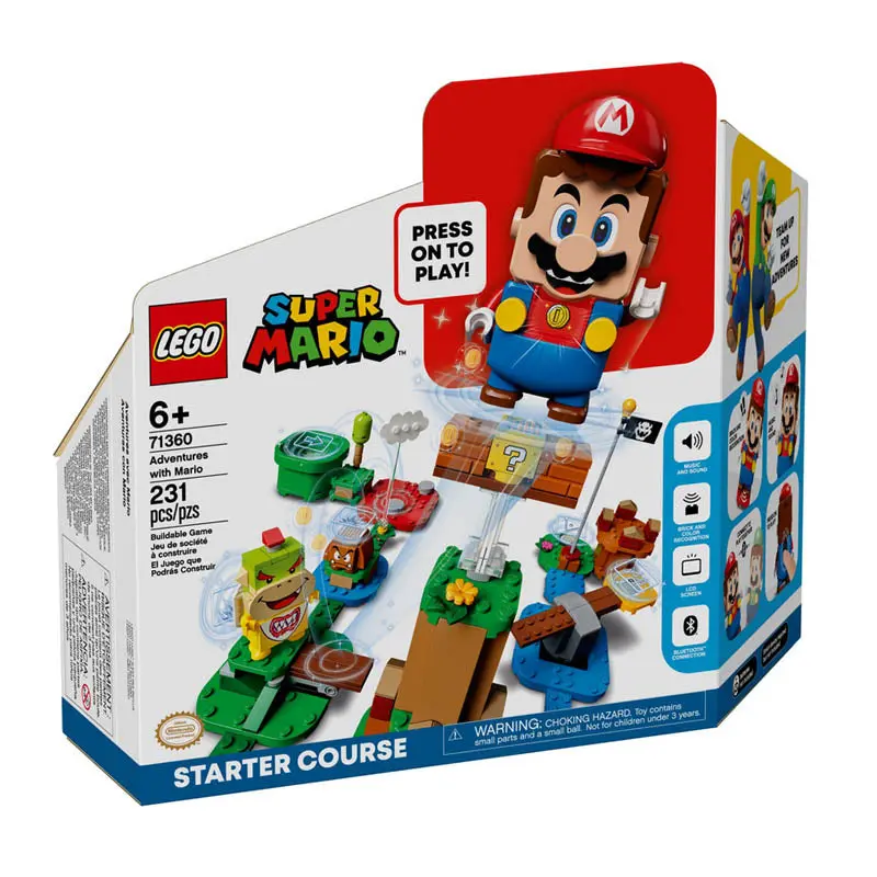 Adventures With Mario Starter Course – Super Mario Buildable Playset (231 Pieces) 1