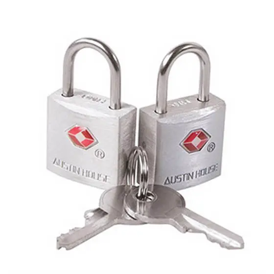 Ah21Al91 Tsa-Approved Brass Luggage Lock (2-Pack) 1