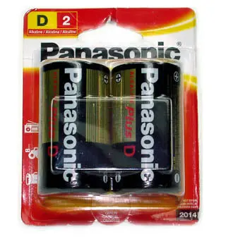 Am-1Pa/2B – D-Cell Alkaline Batteries (1.5V, 2-Pack) 1