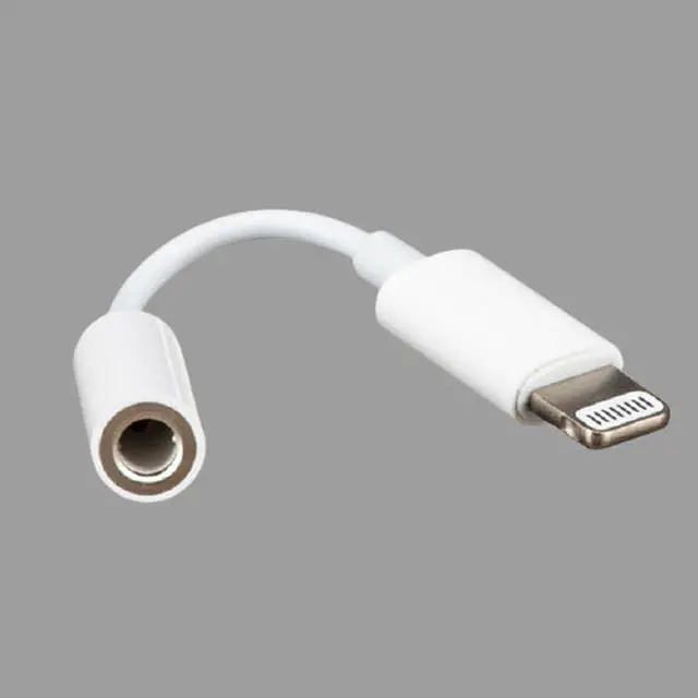 Amtd-4157A - Lightning-To-3.5Mm Audio Adapter For Iphone – White 1
