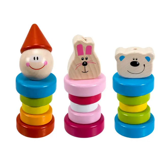 Animal Rattle Set – Clown, Rabbit & Bear Designs In Assorted Styles 1
