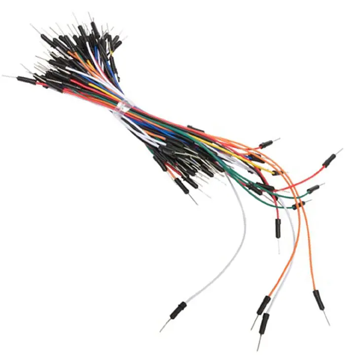 Assorted Jumper Wires – Male-To-Male, Color-Coded And Varying Lengths (65-Pack) 1