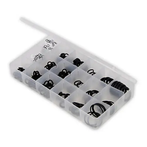 Assorted Rubber O-Ring Kit – 225 Pieces In Metric Sizes, Industrial-Grade Sealing Set 1