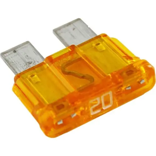 Atc-20A Yellow Ato Blade Automotive Fuse (20A, 32V) – 5-Pack 1