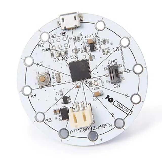 Atmega32U4 Wearable Development Board – Lilypad-Compatible Arduino Platform 1