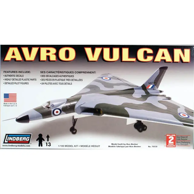 Avro Vulcan Bomber Scale Model Kit – 1:100 Detailed Plastic Assembly 1